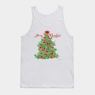 Red Cardinal Christmas Beauty B2 Tank Top